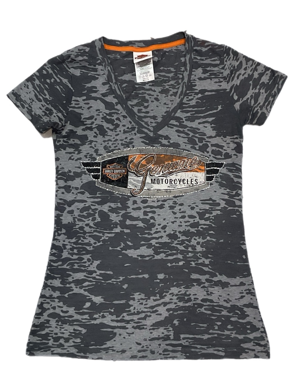 Harley-Davidson Savannah Georgia Burnout V-Neck Tee